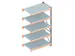 rayonnage grande largeur,rayonnage suivant,HxlxP 3300x1910x1100mm