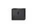 Claudius PLUS Roldeurkast 72.8x80x45cm Zwart 1 Legbord