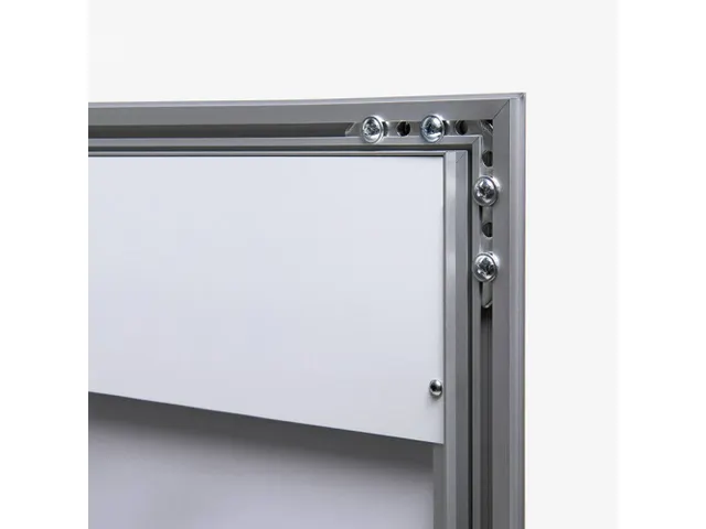 Outdoor Menubord LED Verlicht Met Logo Paneel 2xA4 Liggend