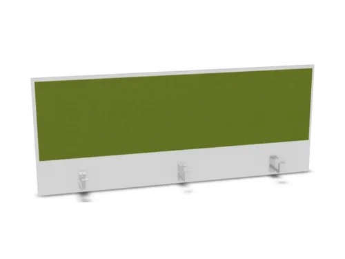 opzetpaneel,v. bureau,aanbouw achter,B 1400mm,Bl-wit,BN7048-groen