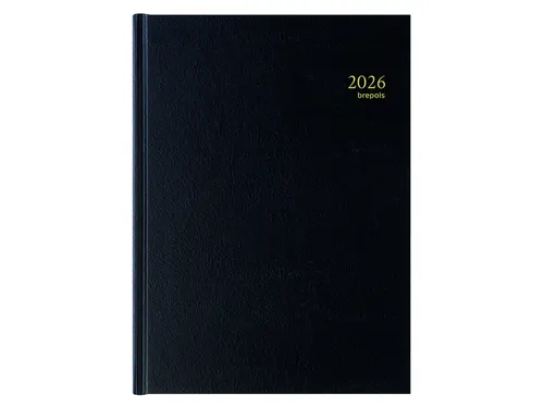 Agenda 2027 Brepols Bremax Santex A4 1dag/2pagina's 8 kolommen zwart