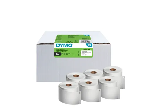 Etiket Dymo 217765 5XL verzendlabel 102x210mm 6 rollen á 140 stuks
