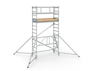 klapsteiger,platform BxD 1800x720mm,steiger H 2,55m,aluminium - 1