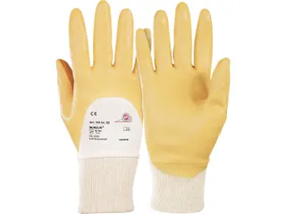 KCL Monsun 105 allround handschoenen, wit/geel, NBR, maat 10, 10 paar - 1