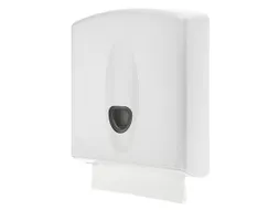 Handdoekdispenser Midi Kunststof Wit C-vouw Z-vouw