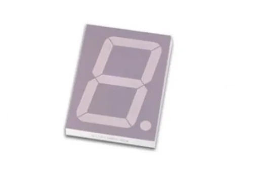 1-Digit Display 57mm Gemeenschappelijke Kathode Geel