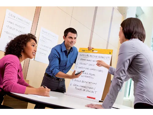 Meeting chart 3M Post-it 563 Super Sticky 508x584mm blanco