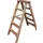 dubbele ladder,beide zijden,2x5treden,Stand H 0,65m,balk L 1,15m,hout