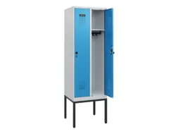 schoollocker,HxBxD 1950x600x500mm,2vak,vak B 300mm,draaigrendel
