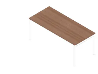 In hoogte verstelbaar bureau,HxBxD 680-760x1800x800mm - 1