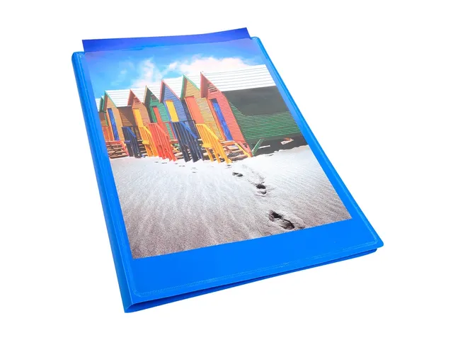 Showalbum A4 Blauw Kreacover 60 tassen