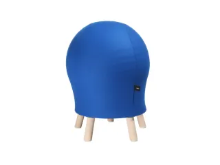 Balkruk Blauw Zitting H X D 620X 450Mm Houten Standpoten - 1