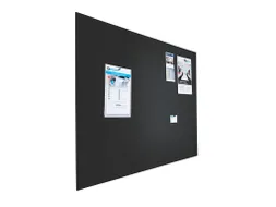 Prikbord Paneel Float Bulletin 60x200 Cm Zwart
