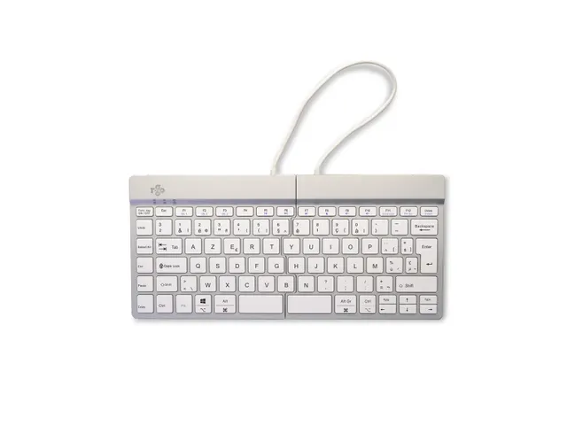 Split Break V2 ergonomisch toetsenbord Azerty BE Wit draadloos