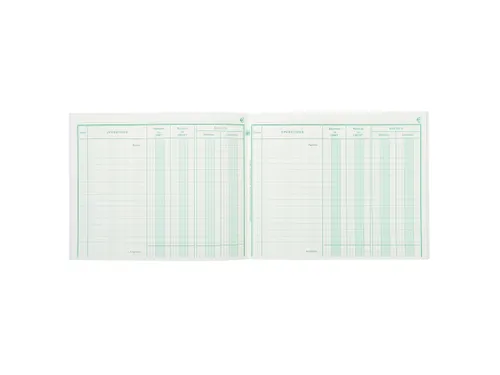 Boekje rekeningoverz icht 16x9,55cm 40 bl