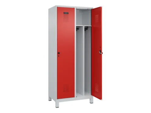 locker voor scheiding van kleding,HxBxD 1950x800x500mm,2vak