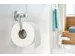 Toiletrolhouder tesa Smooz hoogglans verchroomd metaal zelfklevend