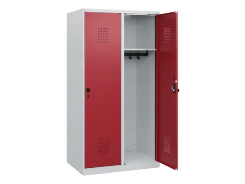 schoollocker,HxBxD 1530x800x500mm,2vak,vak B 400mm,draaigrendel