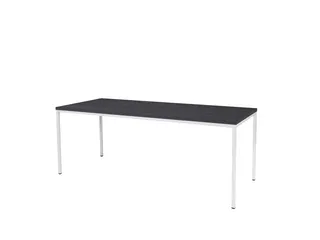 Domino Basic Tafel Vaste Hoogte 200x80 houtprint schaduw wit 4-poots - 1