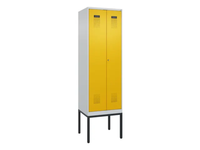 locker voor scheiding van kleding,HxBxD 2120x600x500mm,2vak