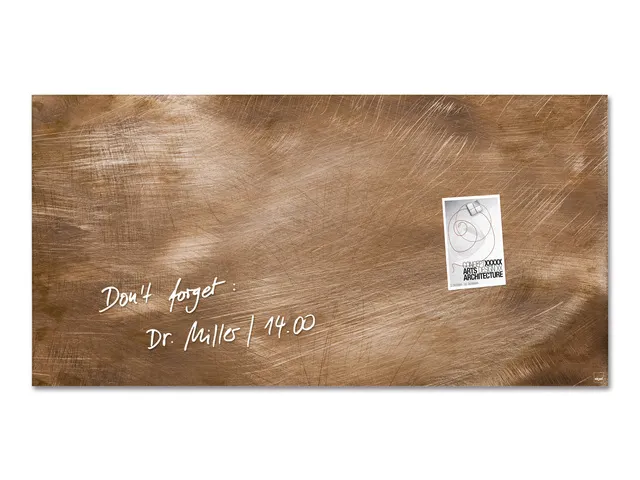 Glasmagneetbord Sigel Artverum 91x46cm Brons