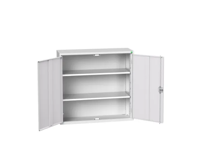 wandkast 1000x1050x350mm 2xStalen bodem sokkel Ral 7035 front Ral 7035