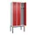 locker voor scheiding van kleding,HxBxD 2120x900x500mm,3vak