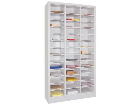 Postsorteerkast Zonder Deuren 1950x1000x400mm 3x13 Vakken Ral7035