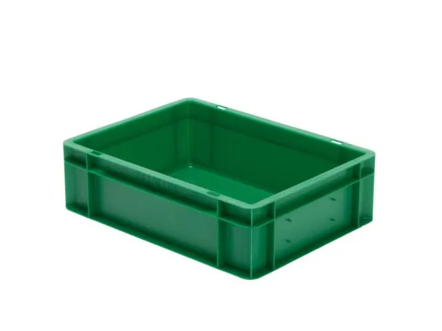 Euronorm-stapelbak 10l 120x400x300mm Wanden/bodem Gesloten Groen
