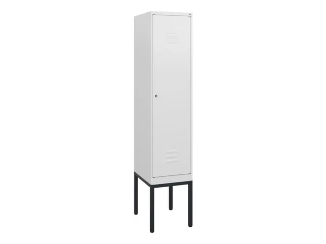 locker,HxBxD 1950x400x500mm,1vak,vak B 400mm,cil.-slot,voetonderstel