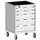 ladekast verrijdbaar 980x650x650mm 5laden romp RAL7035 front RAL7035