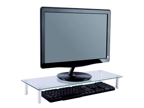 Monitor/laptop standaard SMonitor10 Transparant 8x56x21cm