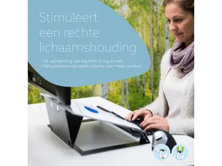 R-Go Tools Read2Write Documenthouder R-Go ergonomisch Mat acryl - 4