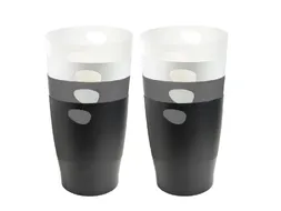 ECOBIN Office Papiermand 15 L assorti zwart/grijs