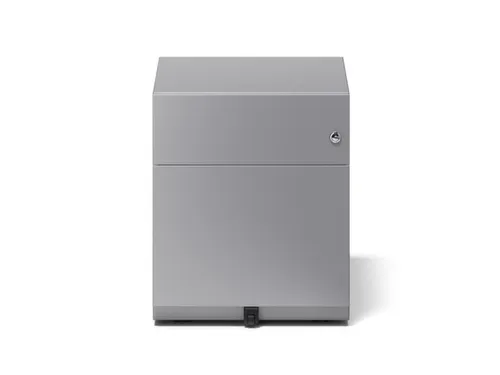 Mobiel Ladenblok Staalplaat 495x420x565mm 1hangmappenlade 1lade Zilver