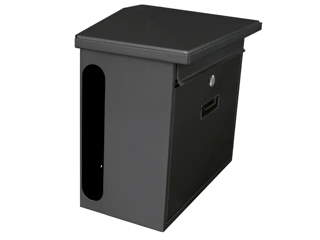 Wandbrievenbus Zamoran Antraciet Staal