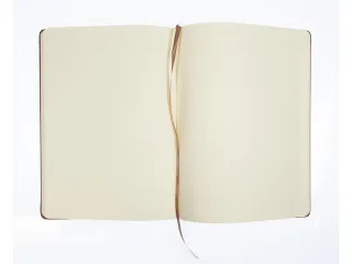 Schetsboek Kangaro A4 cognac PU HC 80 vel 140gr roomwit met elastiek e - 4