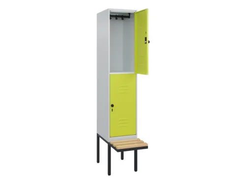 Dubbeldekse dekenkist,HxBxD 2120x400x815mm,1x2vak.,vak B 400mm