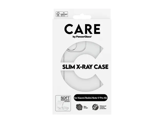 PanzerGlass CARE by X-Ray Case Xiaomi Redmi Note 17 Pro 5G, Hoes