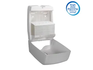 Handdoek Scott i-vouw 2-laags 212x186mm 16x220stuks wit 6609 - 5