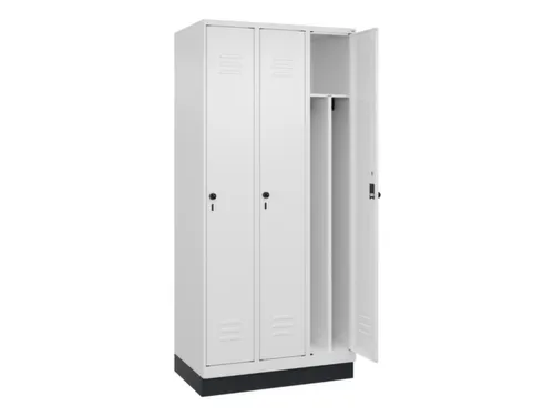 locker voor scheiding van kleding,HxBxD 1950x900x500mm,3vak