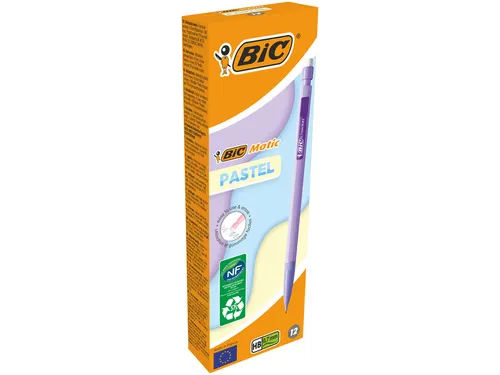 Vulpotlood Bic Matic Pastel HB 0.7mm pastel assorti