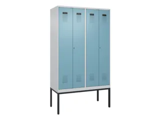 locker voor scheiding van kleding,HxBxD 2120x1200x500mm,4vak - 2