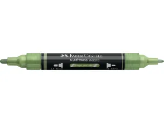 Acrylmarker Faber-Castell Multimark 298 sage metallic - 3