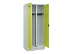 locker voor scheiding van kleding,HxBxD 1950x800x500mm,2vak