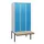 locker met bank,HxBxD 1950x900x815mm,3vak,vak B 300mm,cil.-slot
