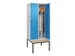 locker voor scheiding van kleding,HxBxD 2120x800x815mm,2vak