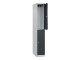 dubbeldekse locker,HxBxD 1850x300x500mm,1x2vak.,vak B 300mm - 2
