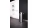 Afvalbak Pushcan 40 liter Mat Chroom