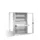 werkplaatskast HxBxD 1950x1200x600mm 3xStalen bodem 3laden slot